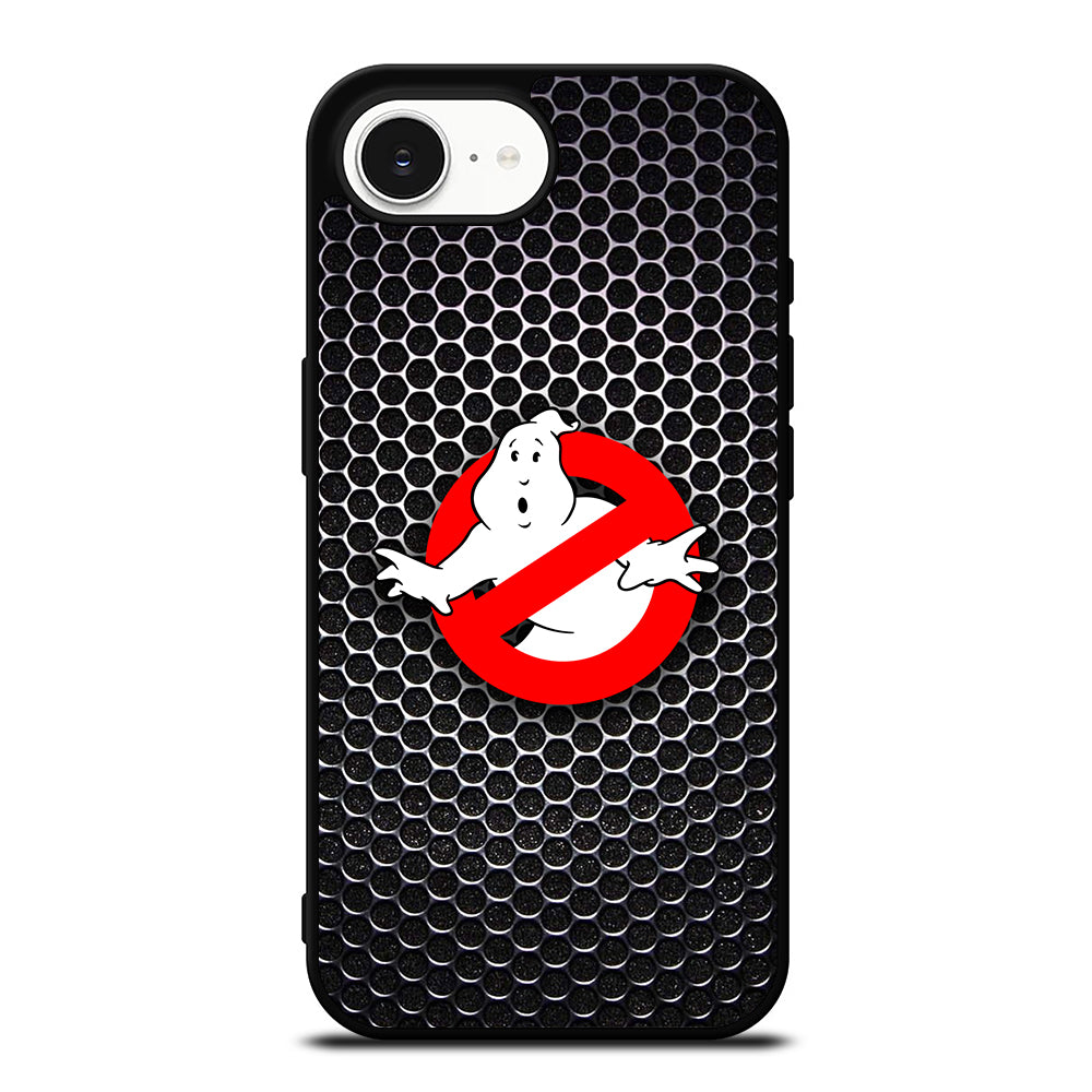Ghostbuster Symbol iPhone 16e case black TPU silicone rubber protective cover by Casedear