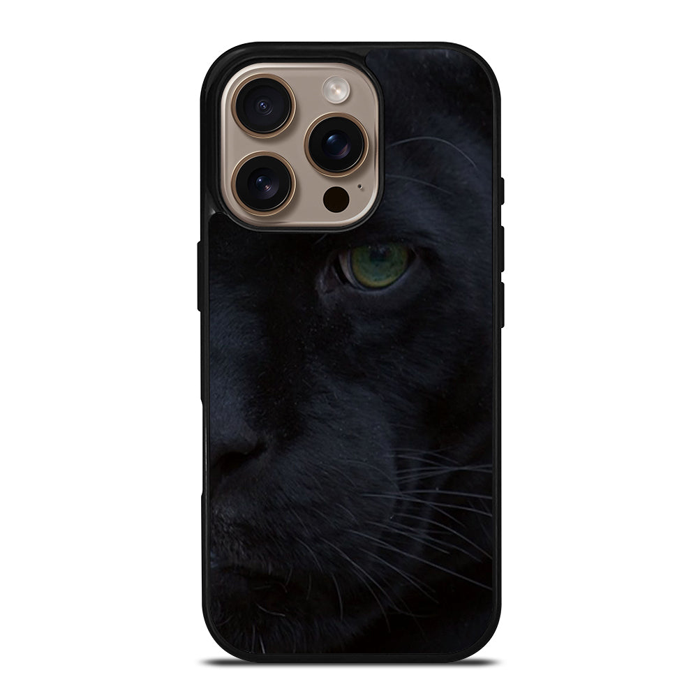 HALF FACE BLACK PANTHER iPhone 16 Pro Case