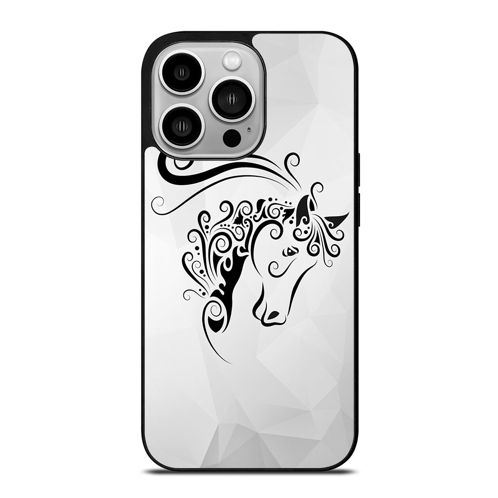 HORSE TRIBAL iPhone 14 Pro Case
