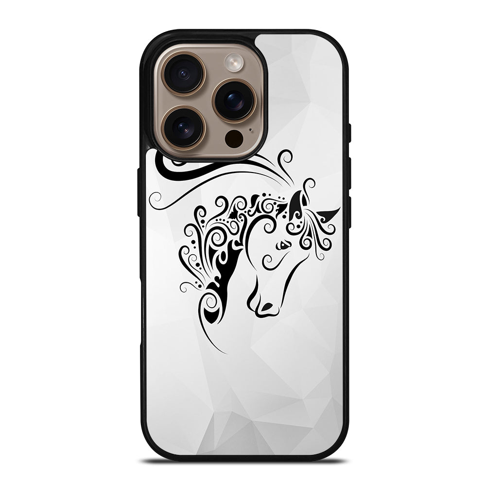 HORSE TRIBAL iPhone 16 Pro Case