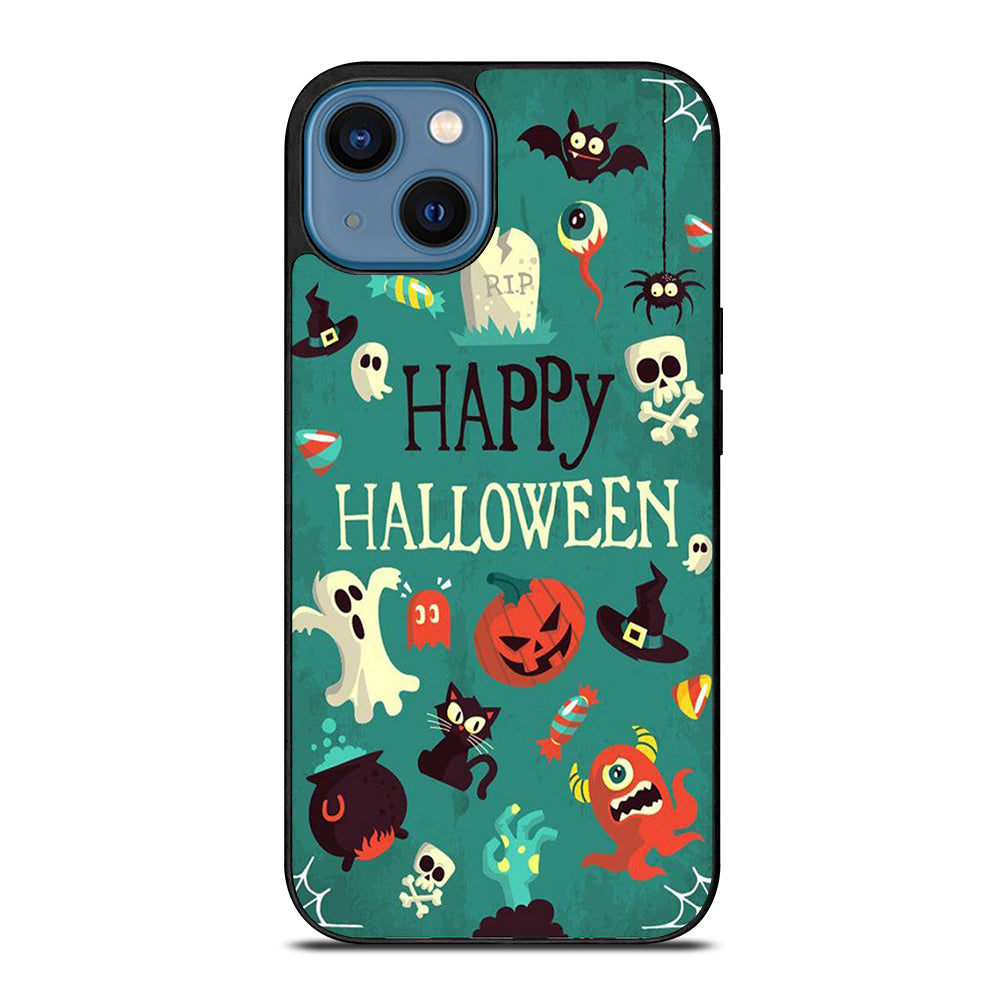 Happy Halloween Pumpkin Collage iPhone 14 Case