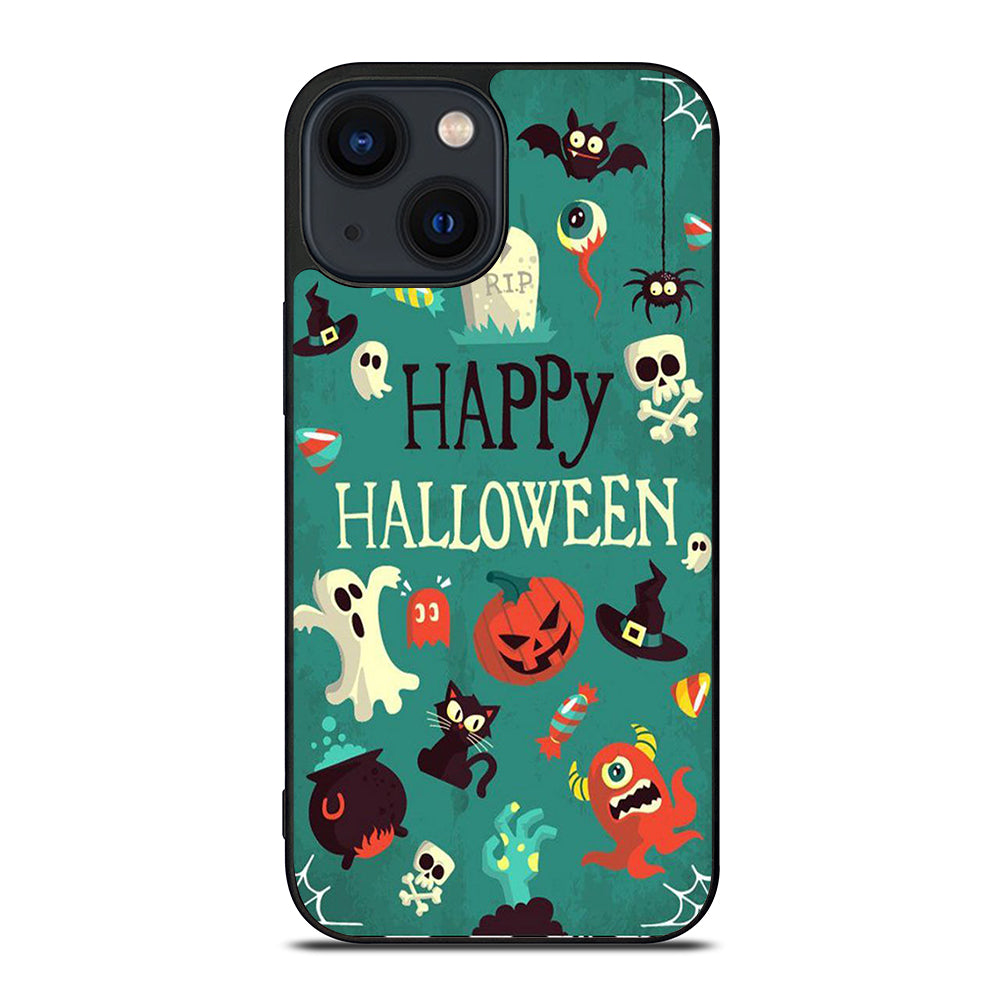 Happy Halloween Pumpkin Collage iPhone 14 Plus Case