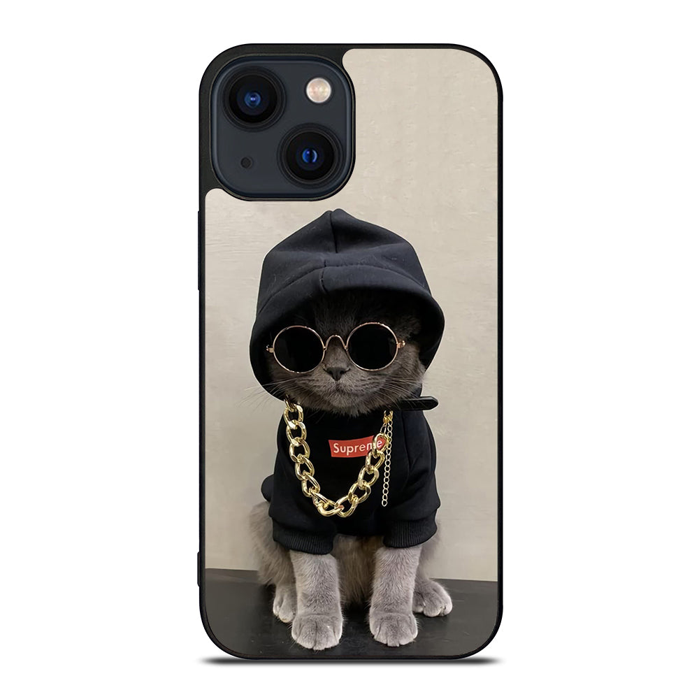 Hype Beast Cat iPhone 14 Plus Case