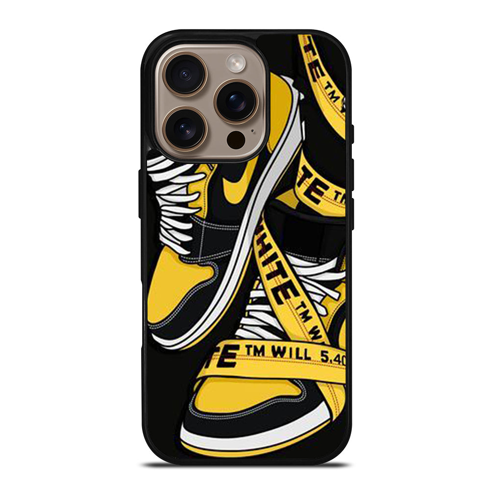 Hypebeast Trendy Off White iPhone 16 Pro Case