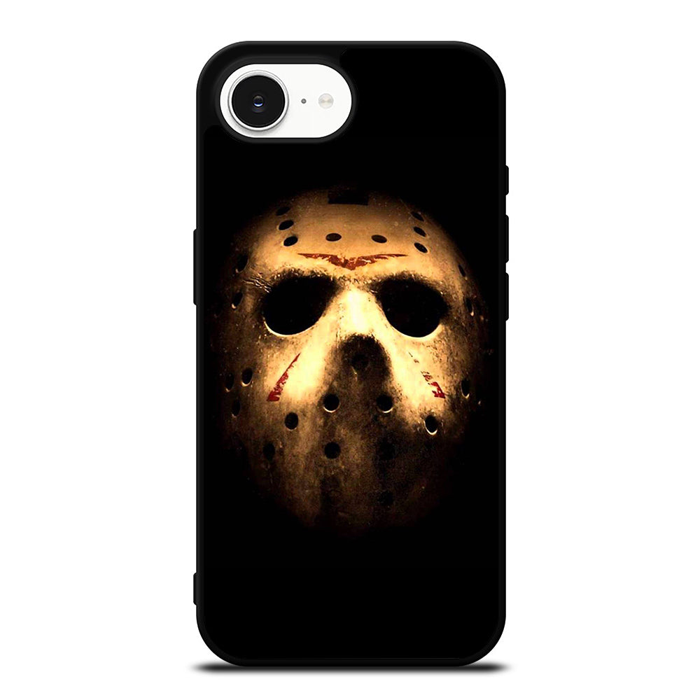 JASON FRIDAY THE 13TH1 iPhone 16e case black TPU silicone rubber protective cover by Casedear