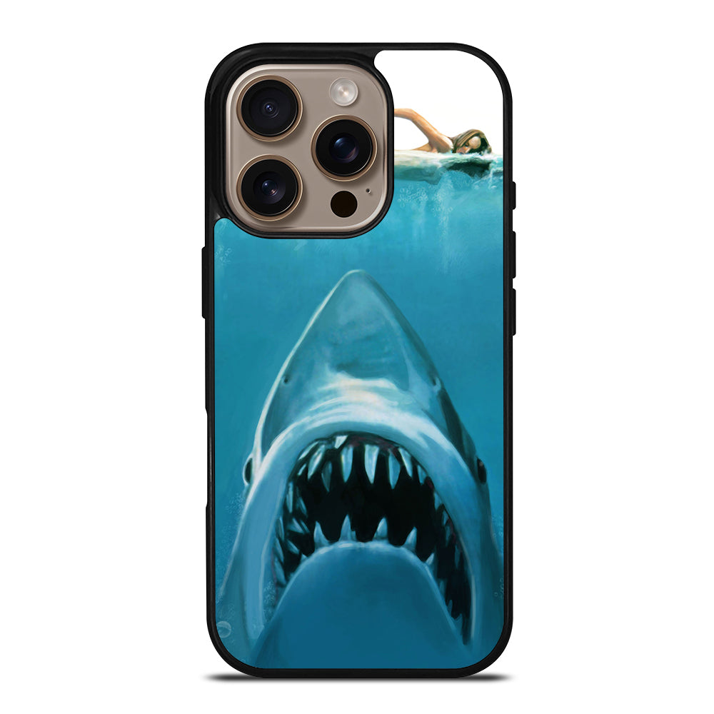 JAWS SHARK DANGER iPhone 16 Pro Case