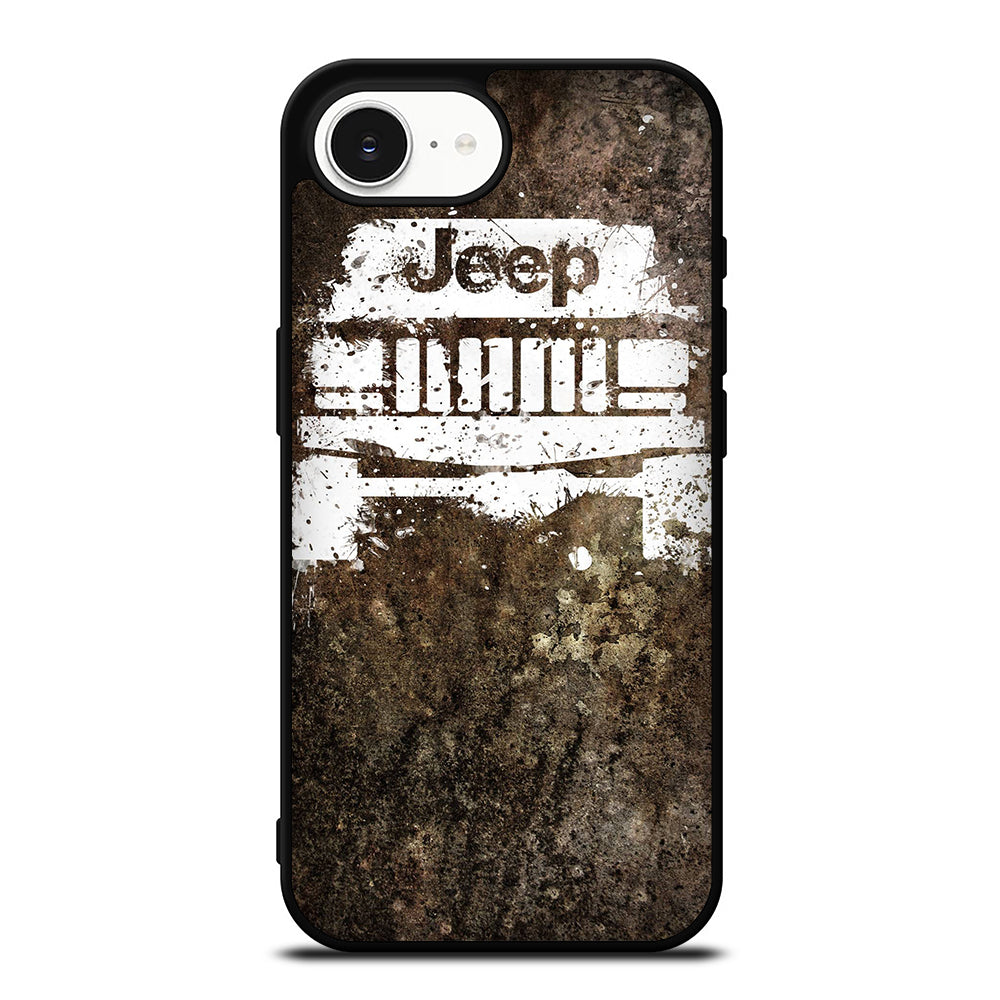 JEEP WRANGLER WALLPAPER iPhone 16e case black TPU silicone rubber protective cover by Casedear