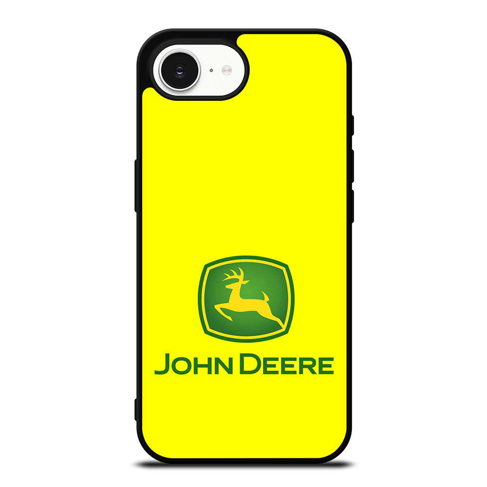 JOHN DEERE LOGO iPhone 16e case black TPU silicone rubber protective cover by Casedear