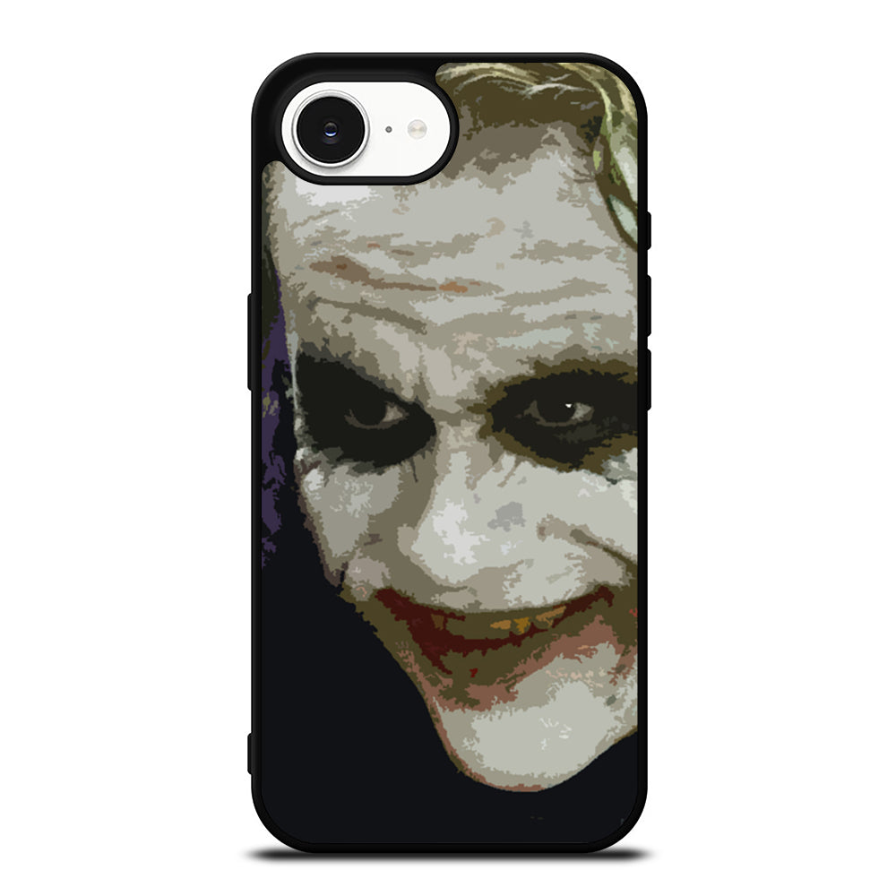 JOKER FACE iPhone 16e case black TPU silicone rubber protective cover by Casedear