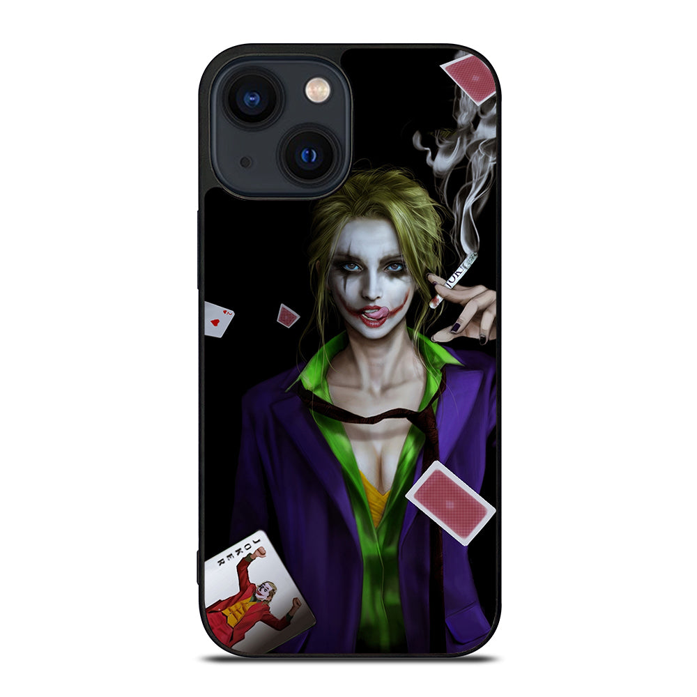 Joker Girl Smoking iPhone 14 Plus Case