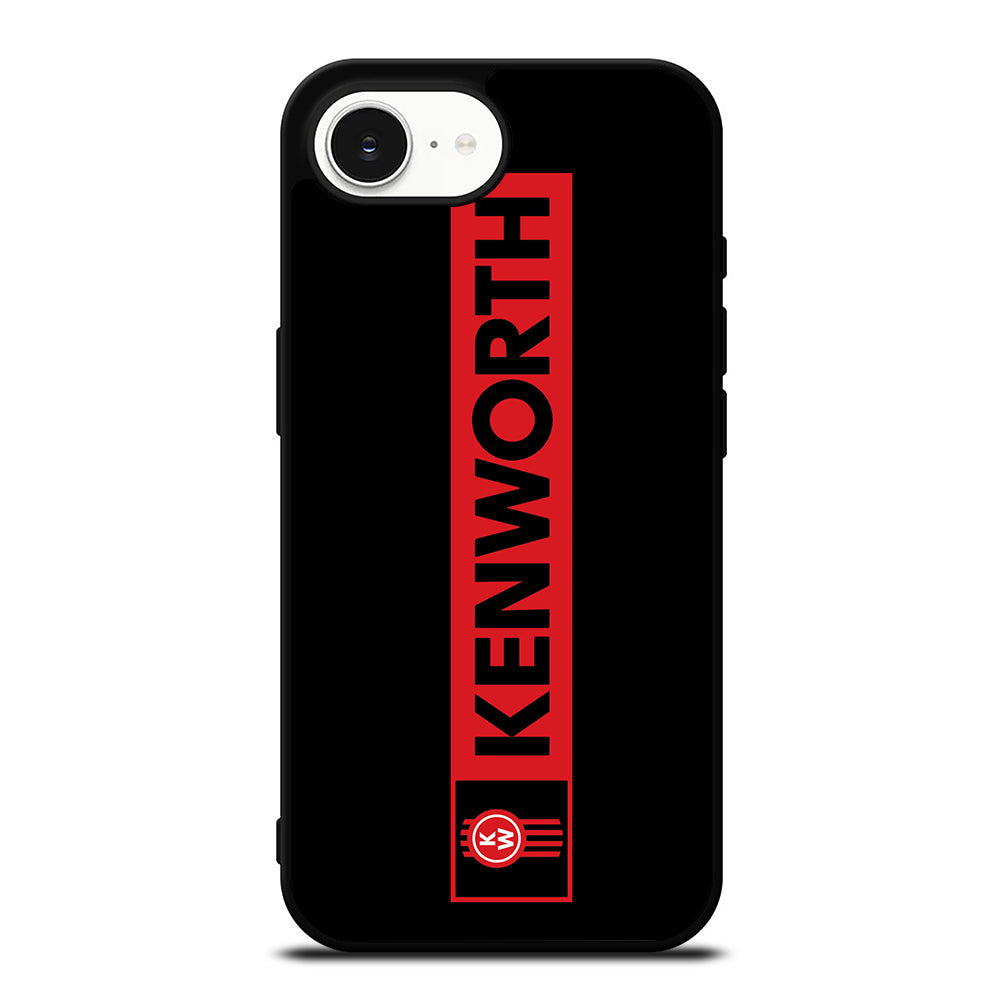 KENWORTH STYLE iPhone 16e case black TPU silicone rubber protective cover by Casedear
