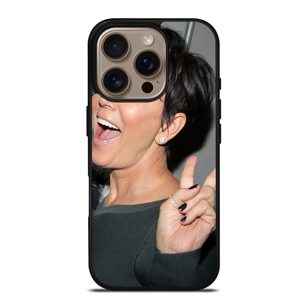KRIS JENNER PISS CODE iPhone 16 Pro Case