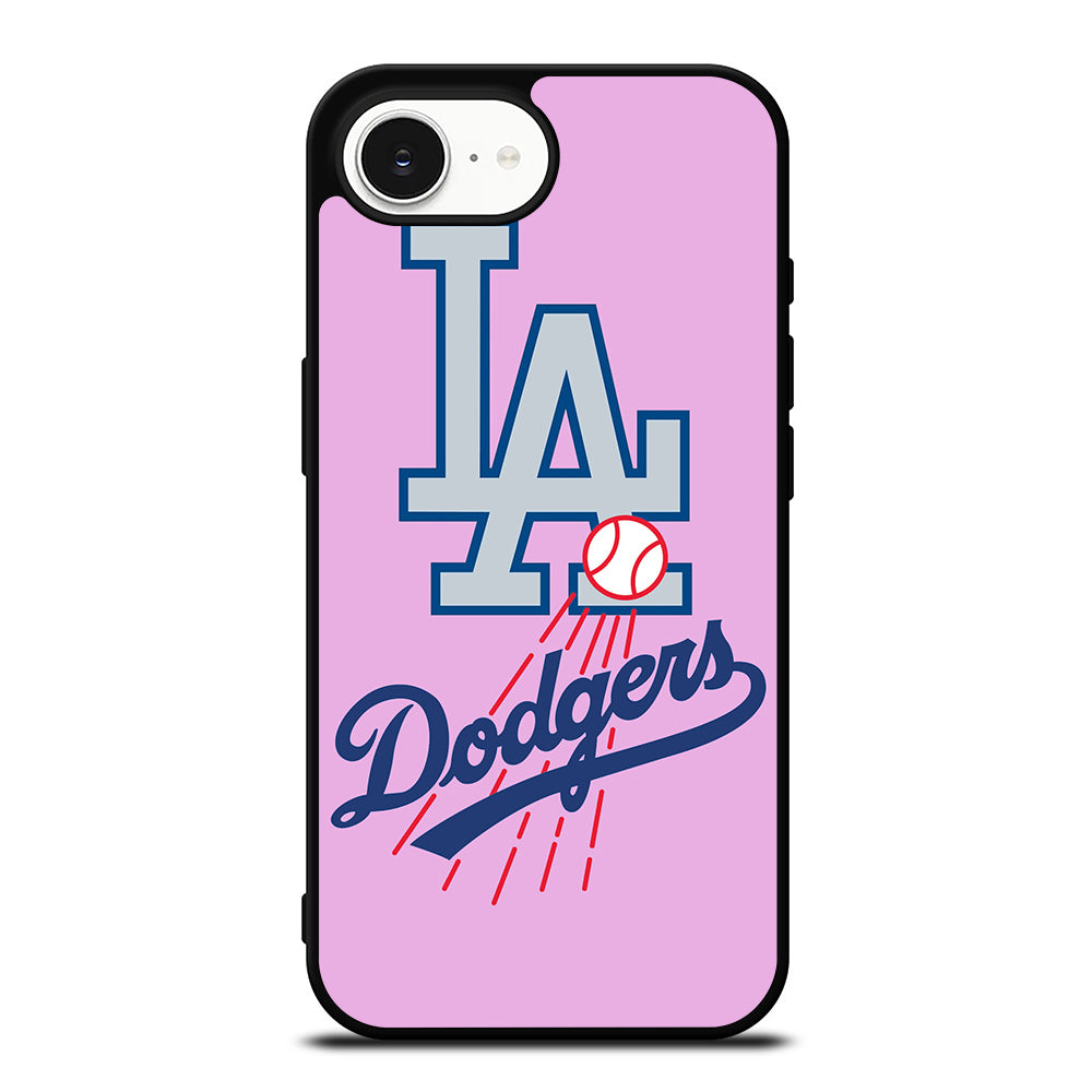 LA DODGERS CASE iPhone 16e case black TPU silicone rubber protective cover by Casedear