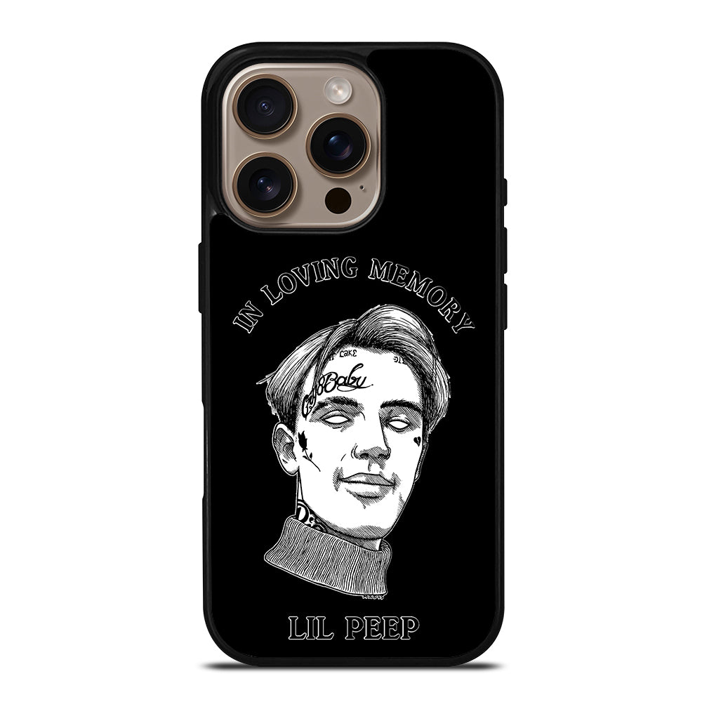 LIL PEEP IN BLACK MEMORY iPhone 16 Pro Case