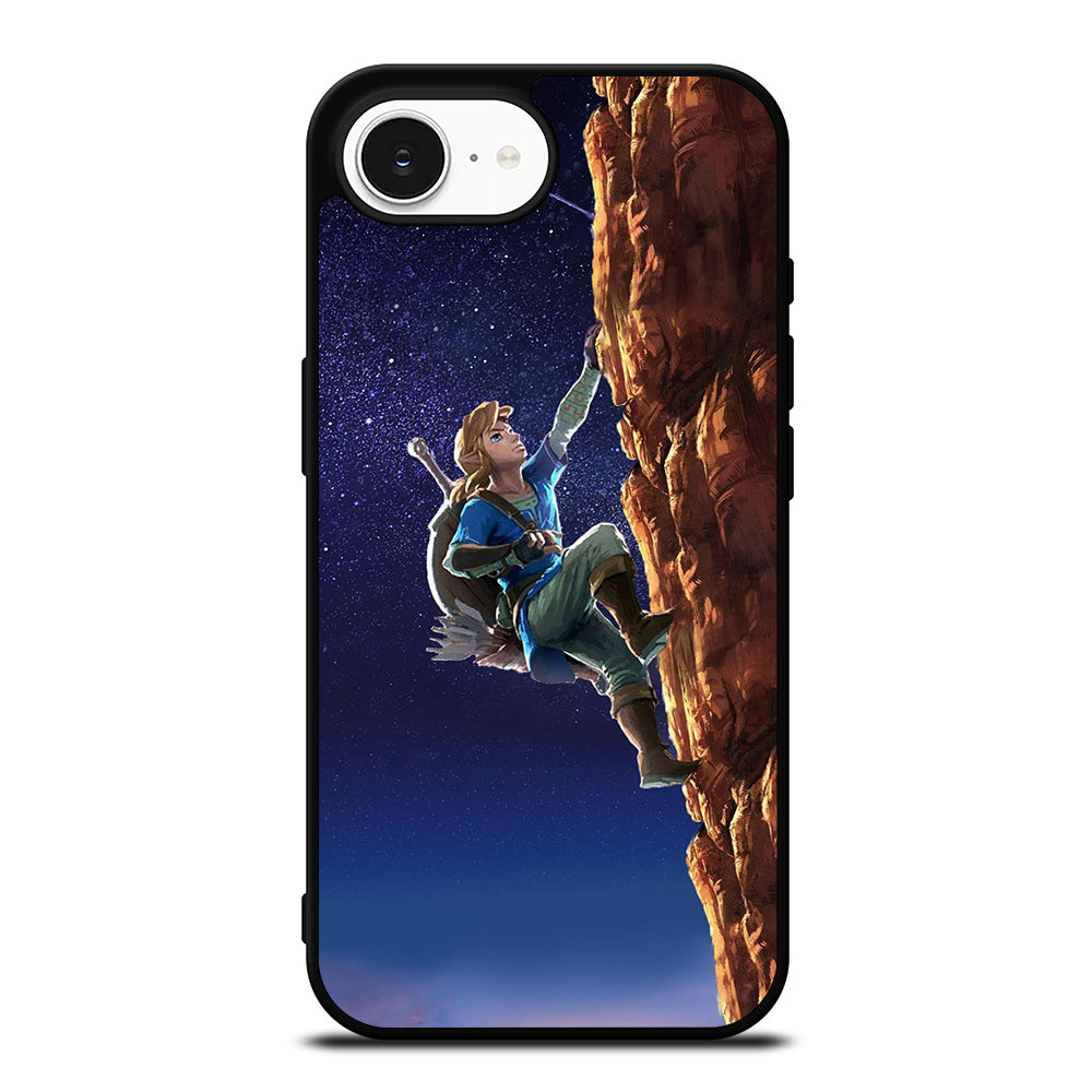 Legend Of Zelda Art Wallpaper iPhone 16e case black TPU silicone rubber protective cover by Casedear