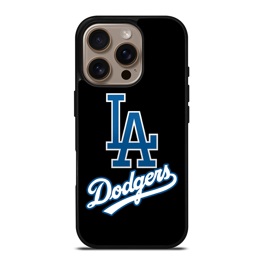 Luxury LA Dodgers Logo iPhone 16 Pro Case