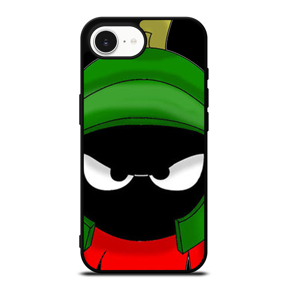 MARVIN THE MARTIAN ANGRY F iPhone 16e case black TPU silicone rubber protective cover by Casedear