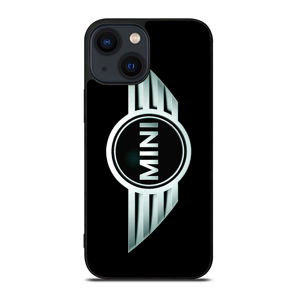 MINI COOPER LOGO BLACK LANDSCAPE iPhone 14 Plus Case