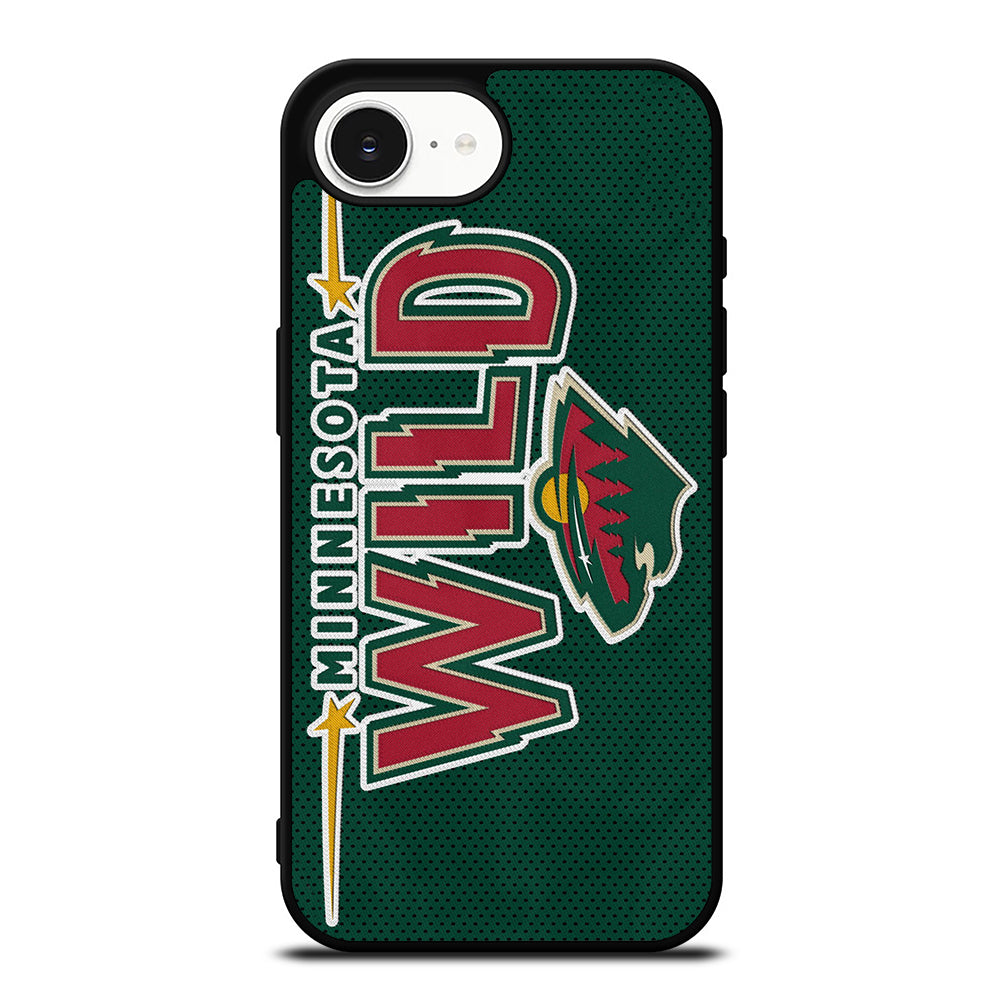 MINNESOTA WILD WALLPAPER iPhone 16e case black TPU silicone rubber protective cover by Casedear