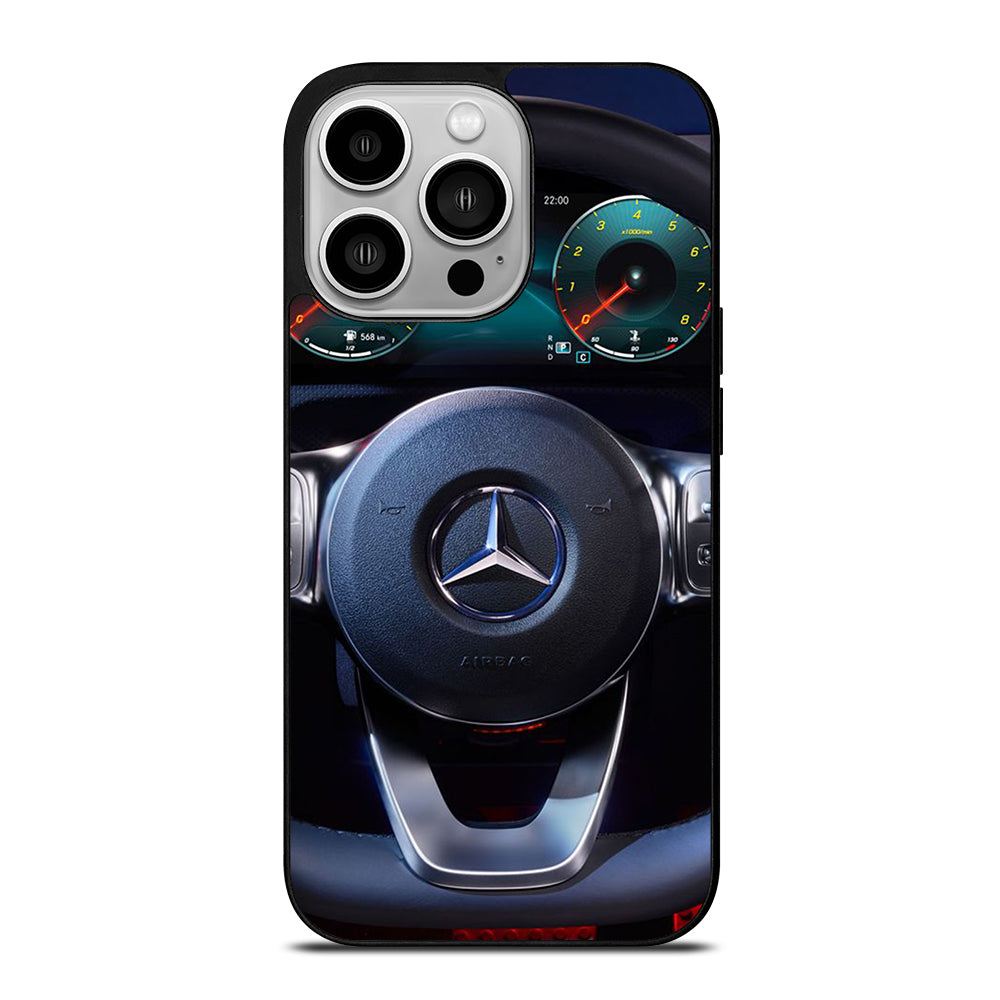 Mercedes Steering Wheel iPhone 14 Pro Case