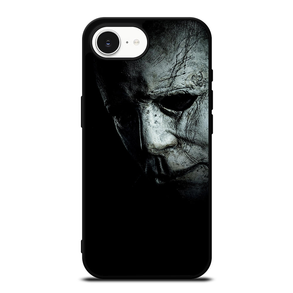 Michael Myers Halloween iPhone 16e case black TPU silicone rubber protective cover by Casedear
