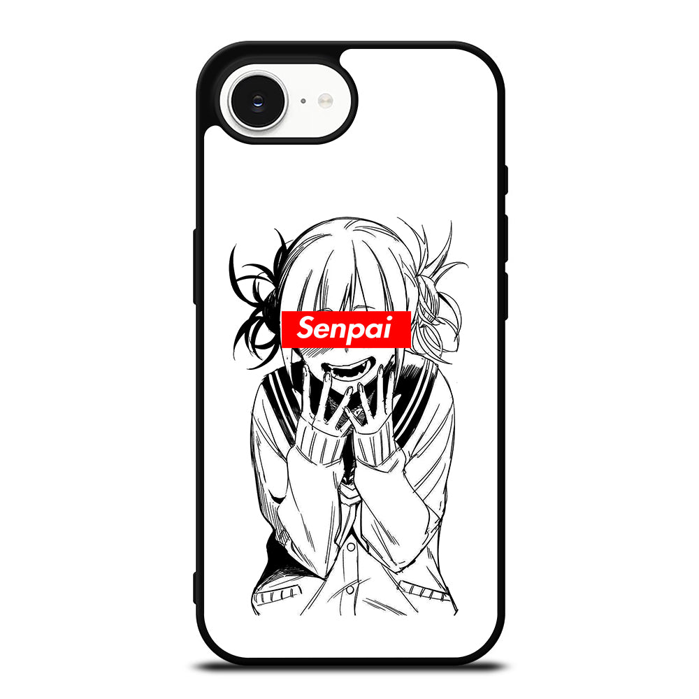 My Hero Academia Himiko Toga iPhone 16e case black TPU silicone rubber protective cover by Casedear