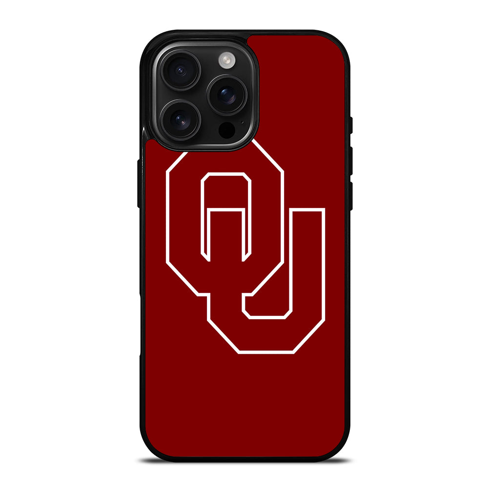 OKLAHOMA SOONER LOGO iPhone 16 Pro Max Case