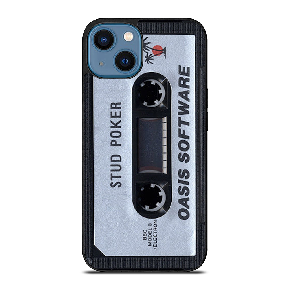 Oasis Cassette Stud Poker iPhone 14 Case