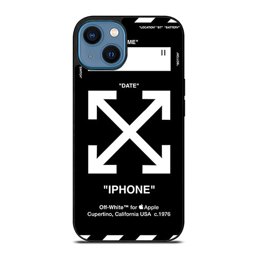 Off White Black Wall iPhone 14 Case