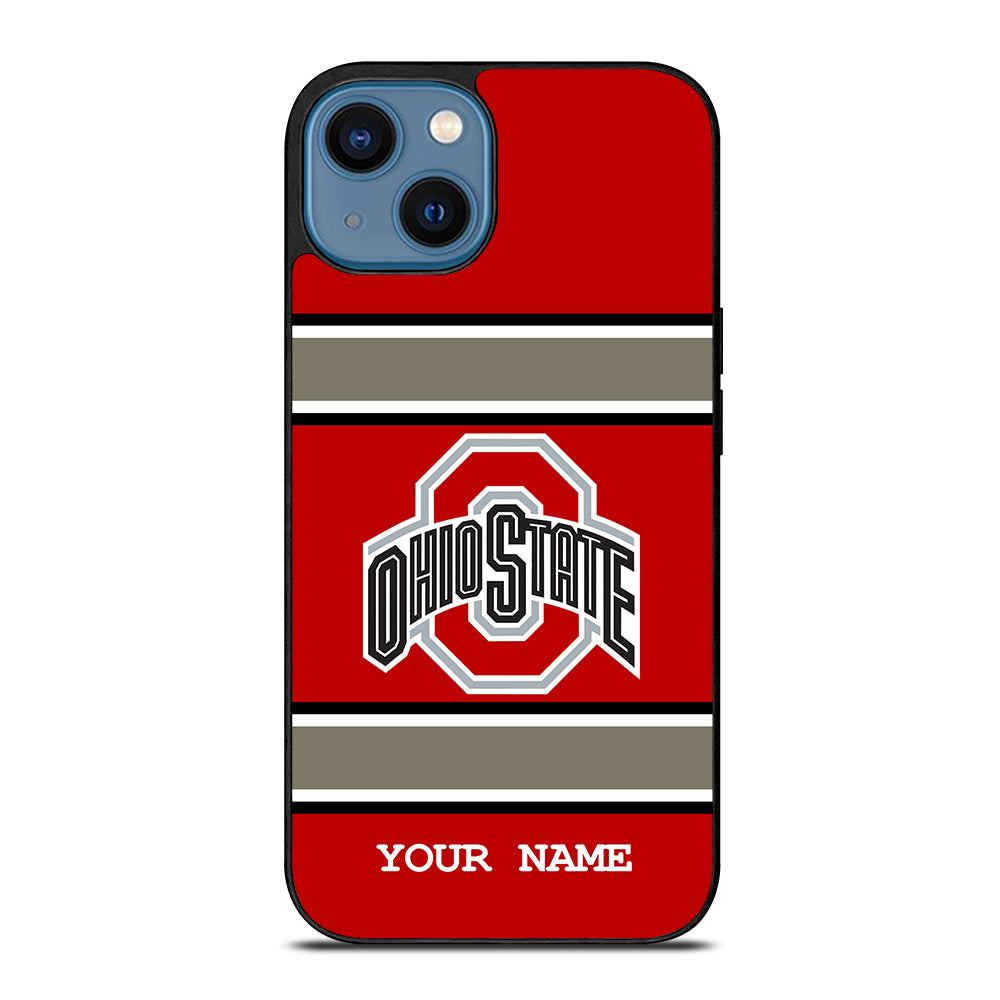 Ohio State Buckeyes Custom Your Name iPhone 14 Case