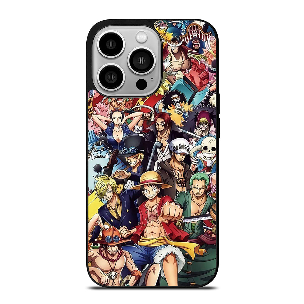 One Piece Luffy Collage iPhone 14 Pro Case