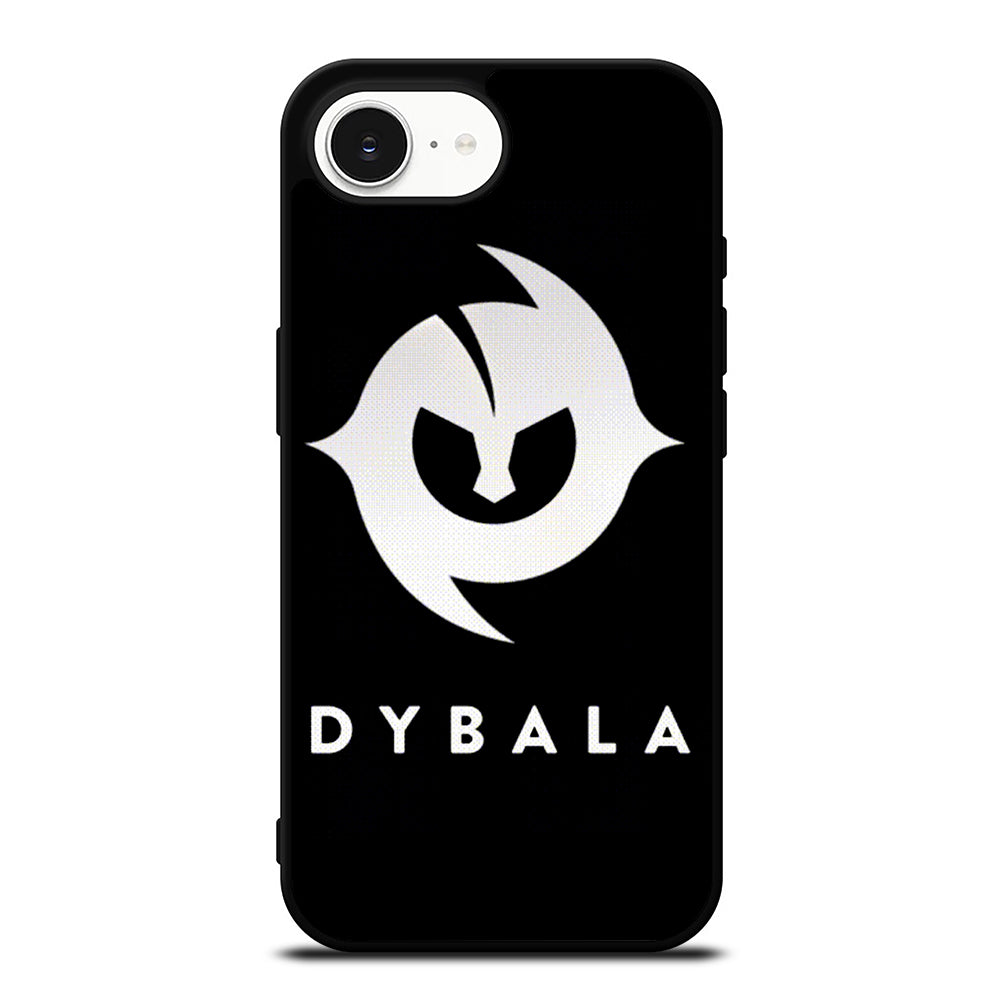 PAULO DYBALA SYMBOL iPhone 16e case black TPU silicone rubber protective cover by Casedear