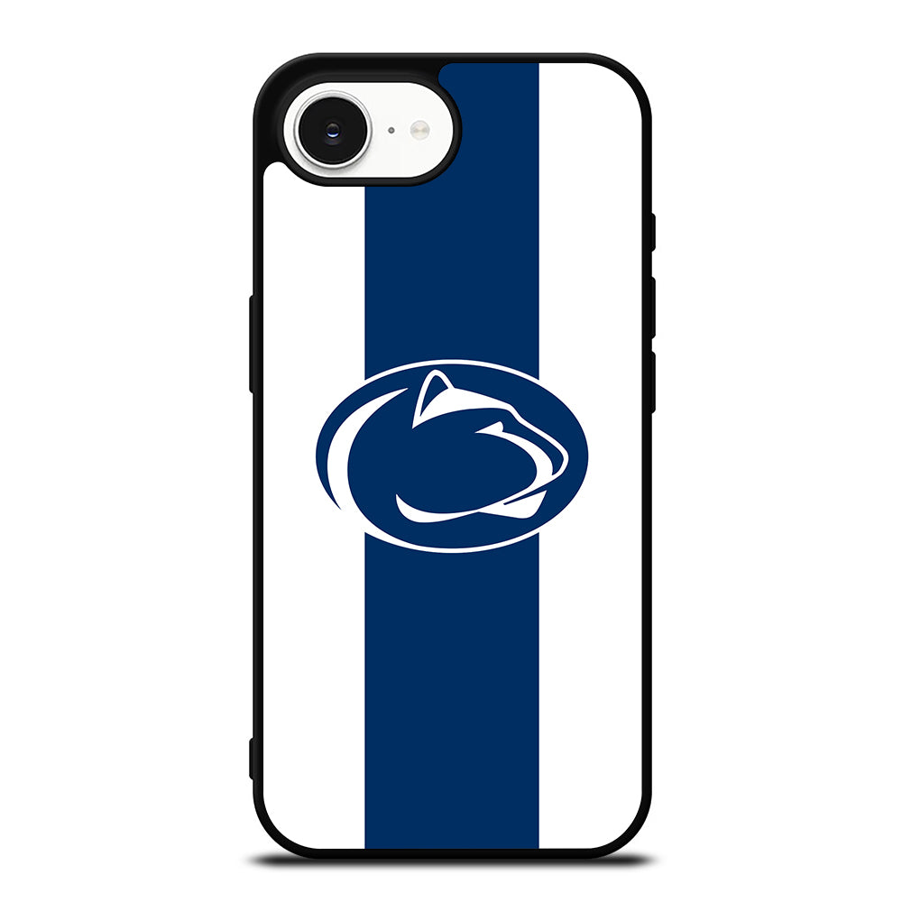 PENN STATE LOGO iPhone 16e case black TPU silicone rubber protective cover by Casedear