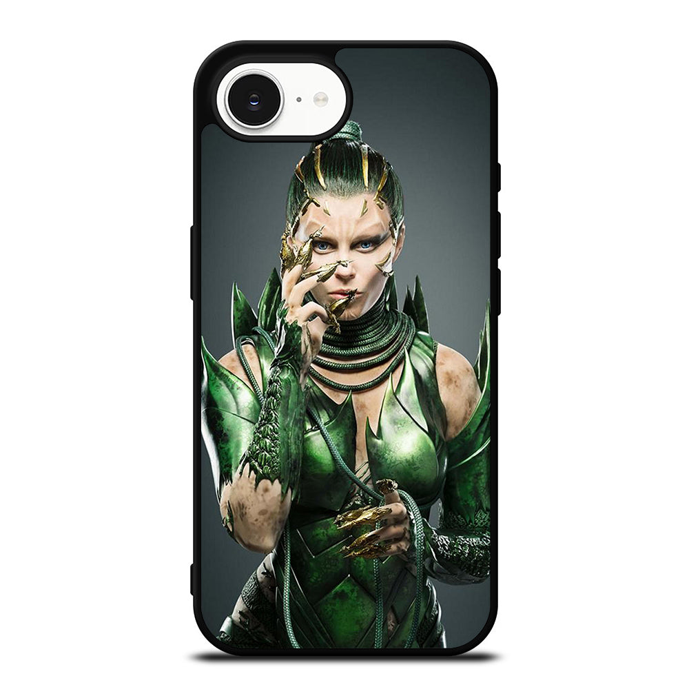 POWER RANGERS RITA REPULSA iPhone 16e case black TPU silicone rubber protective cover by Casedear