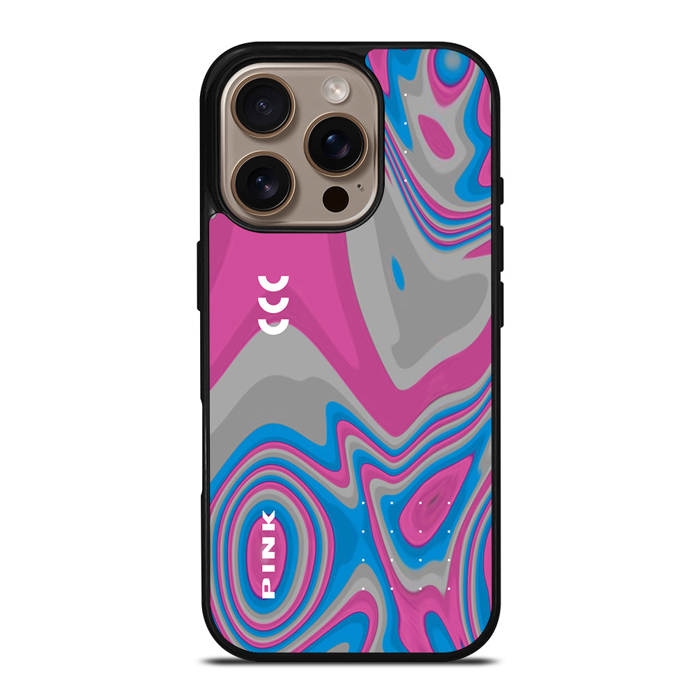 Pink Swirls Liquify iPhone 16 Pro Case
