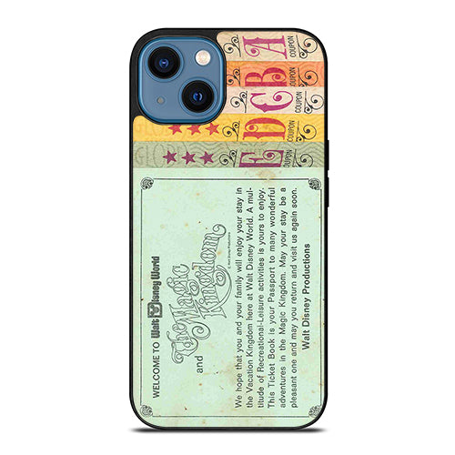 Printed World Disney Ticket iPhone 14 Case