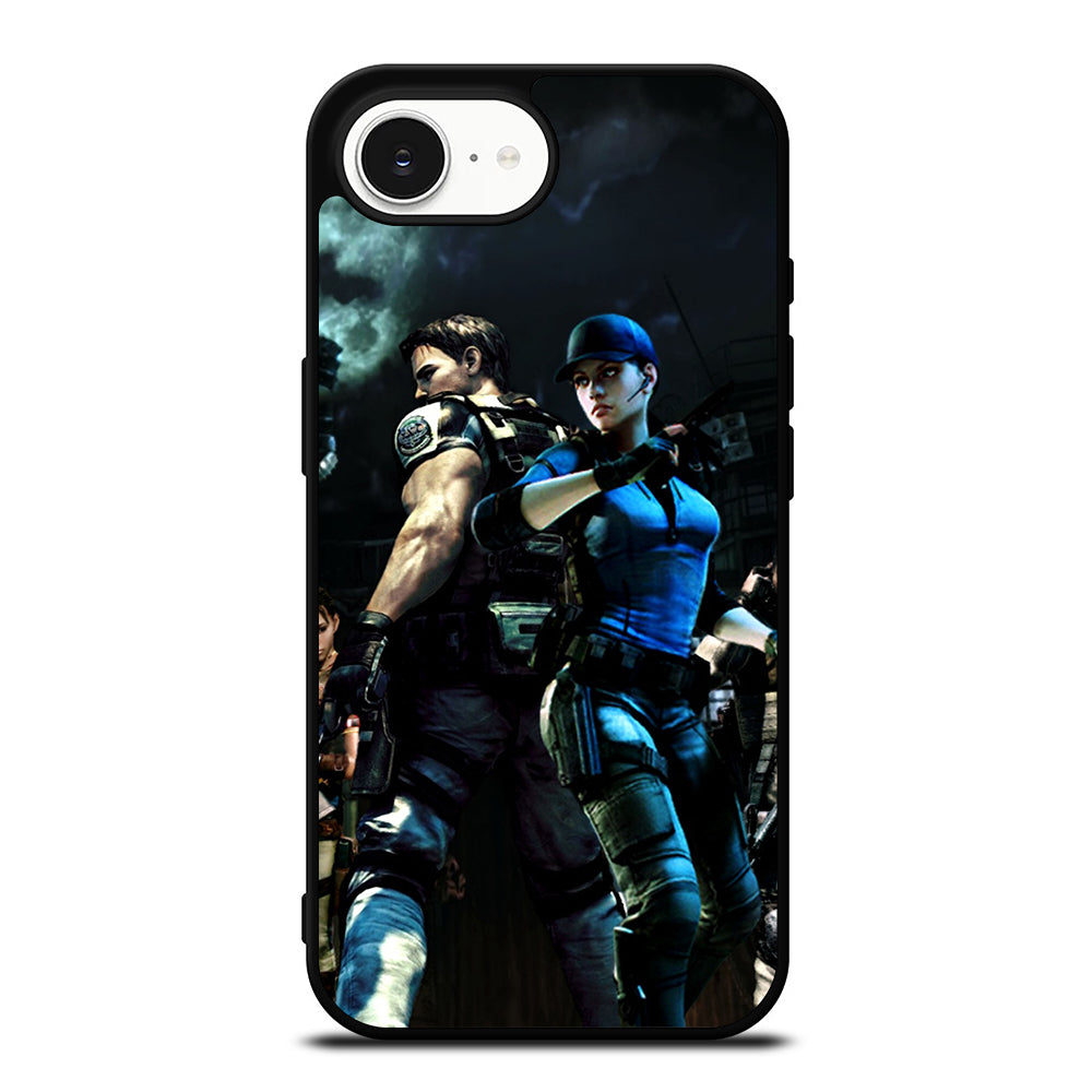 RESIDENT EVIL BATLE iPhone 16e case black TPU silicone rubber protective cover by Casedear