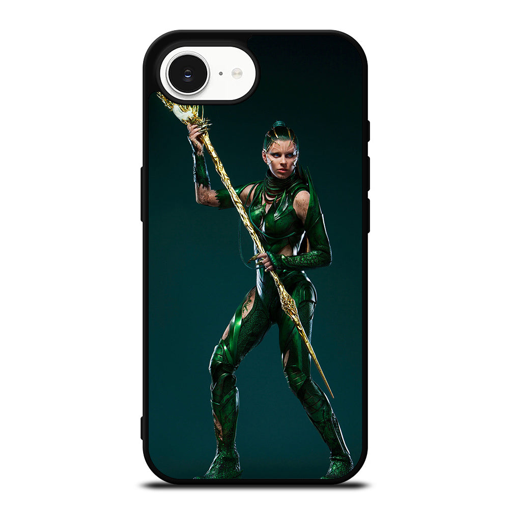 RITA REPULSA POWER RANGERS iPhone 16e case black TPU silicone rubber protective cover by Casedear