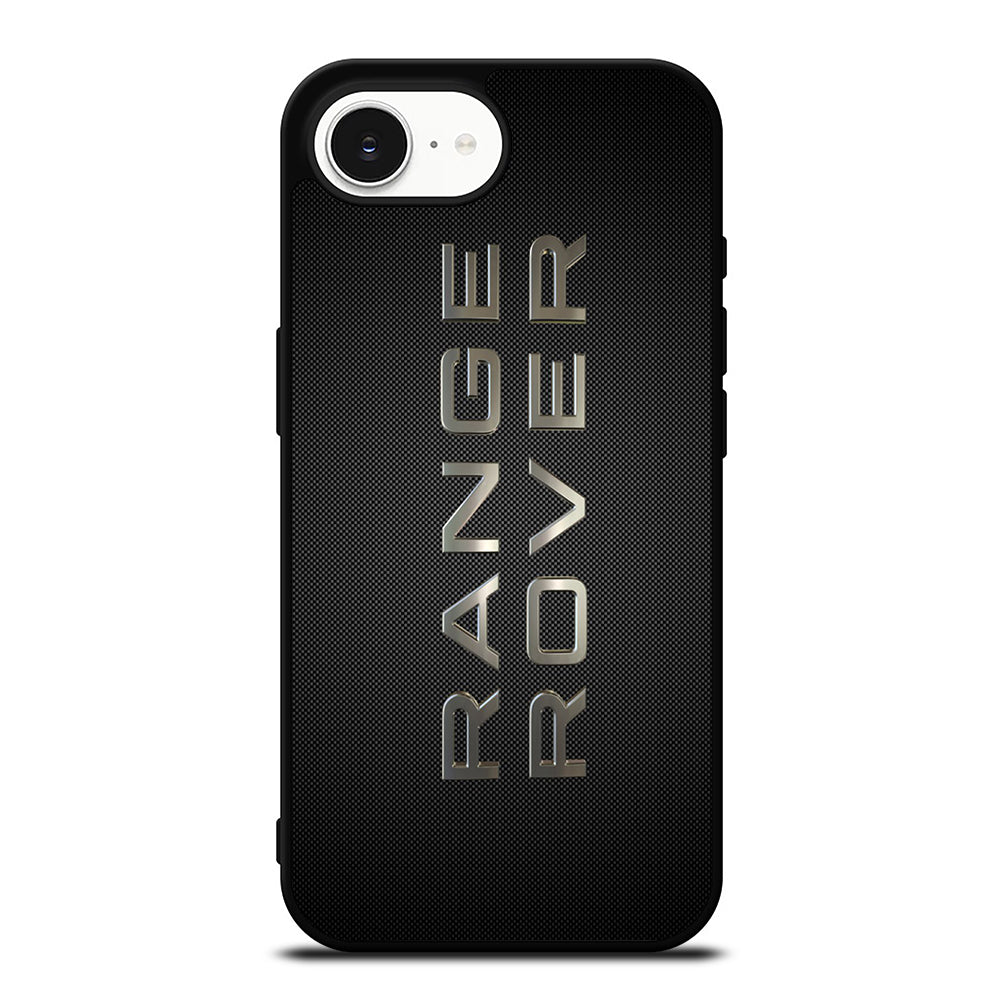 Range Rover Landscape iPhone 16e case black TPU silicone rubber protective cover by Casedear