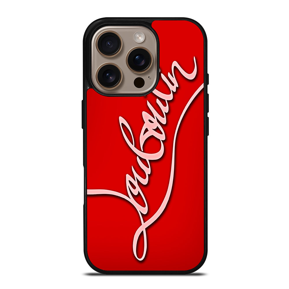 Red Louboutin iPhone 16 Pro Case