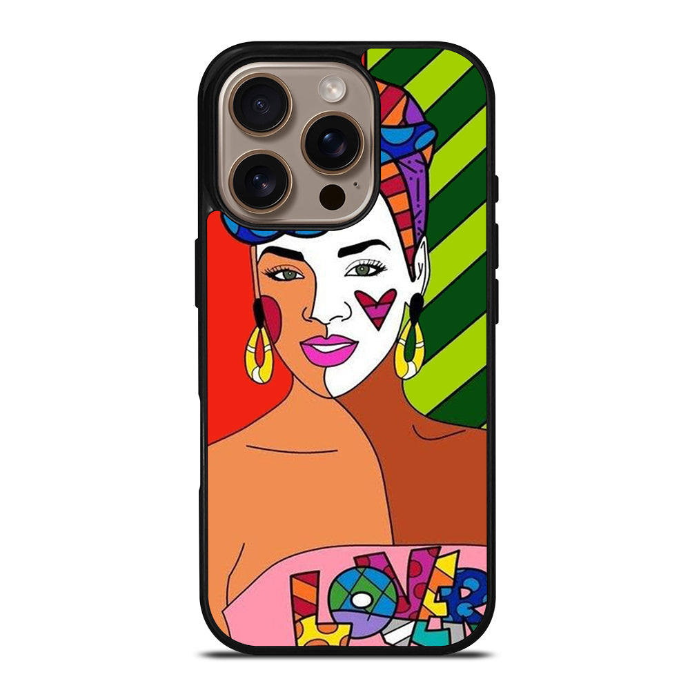 Romero Britto Lover iPhone 16 Pro Case