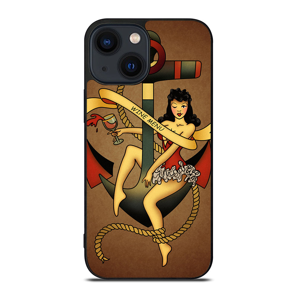 SAILOR JERRY WINE MENU iPhone 14 Plus Case