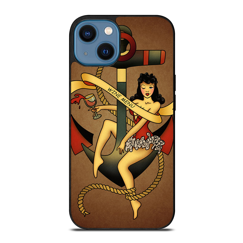 SAILOR JERRY WINE MENU iPhone 14 Case