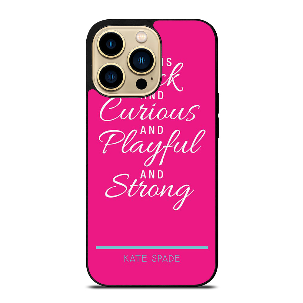 SHE IS KATE SPADE iPhone 14 Pro Max Case