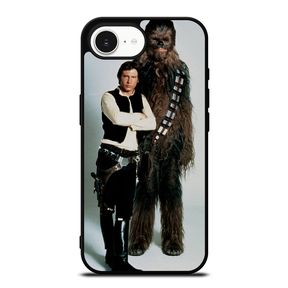 STAR WARS HANS SOLO iPhone 16e case black TPU silicone rubber protective cover by Casedear