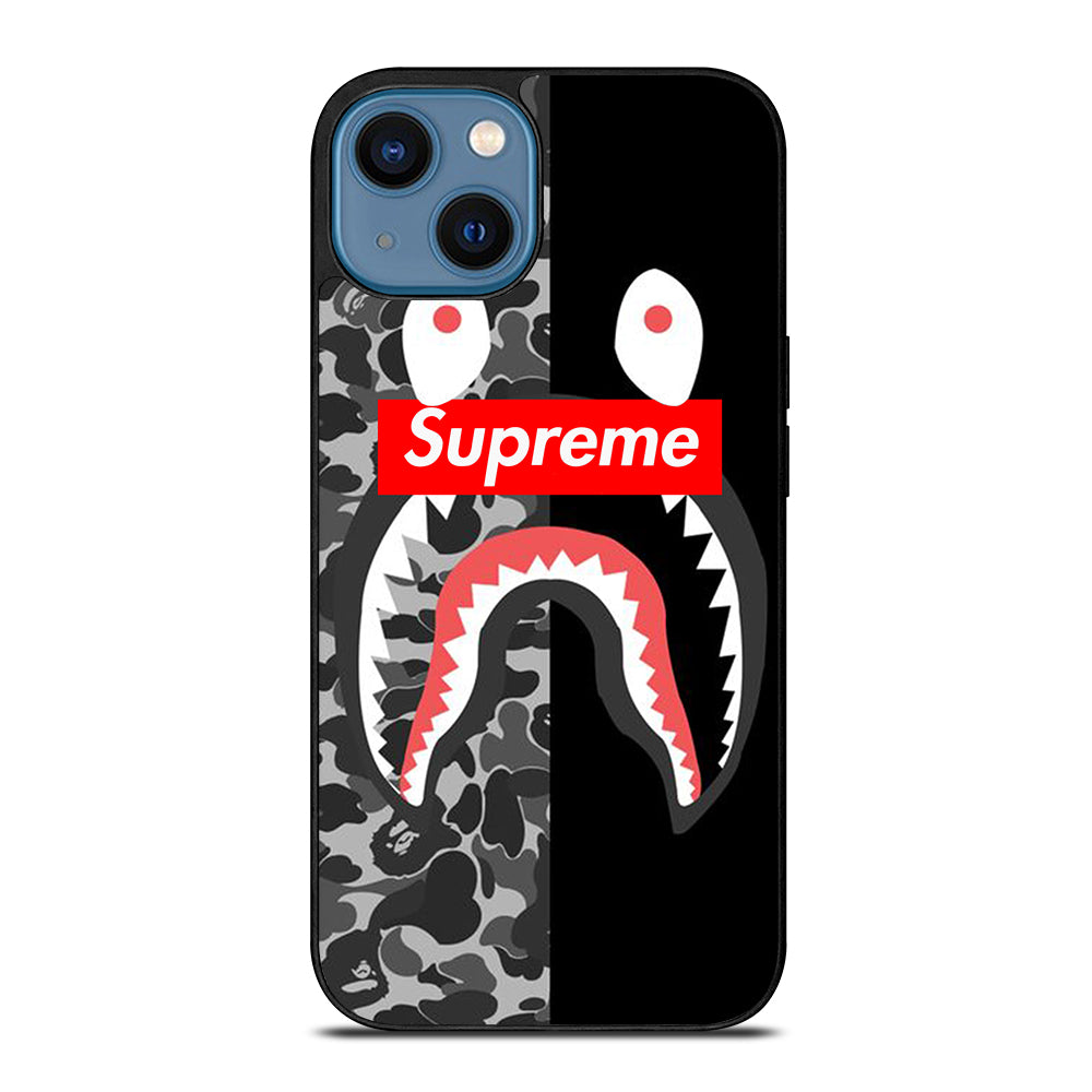 SUPREME BAPE SHARK iPhone 14 Case