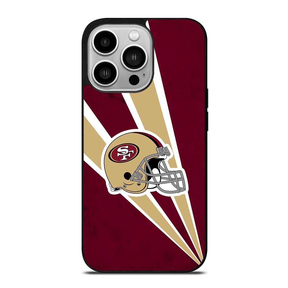 San Francisco 49ers NFL Helmet iPhone 14 Pro Case
