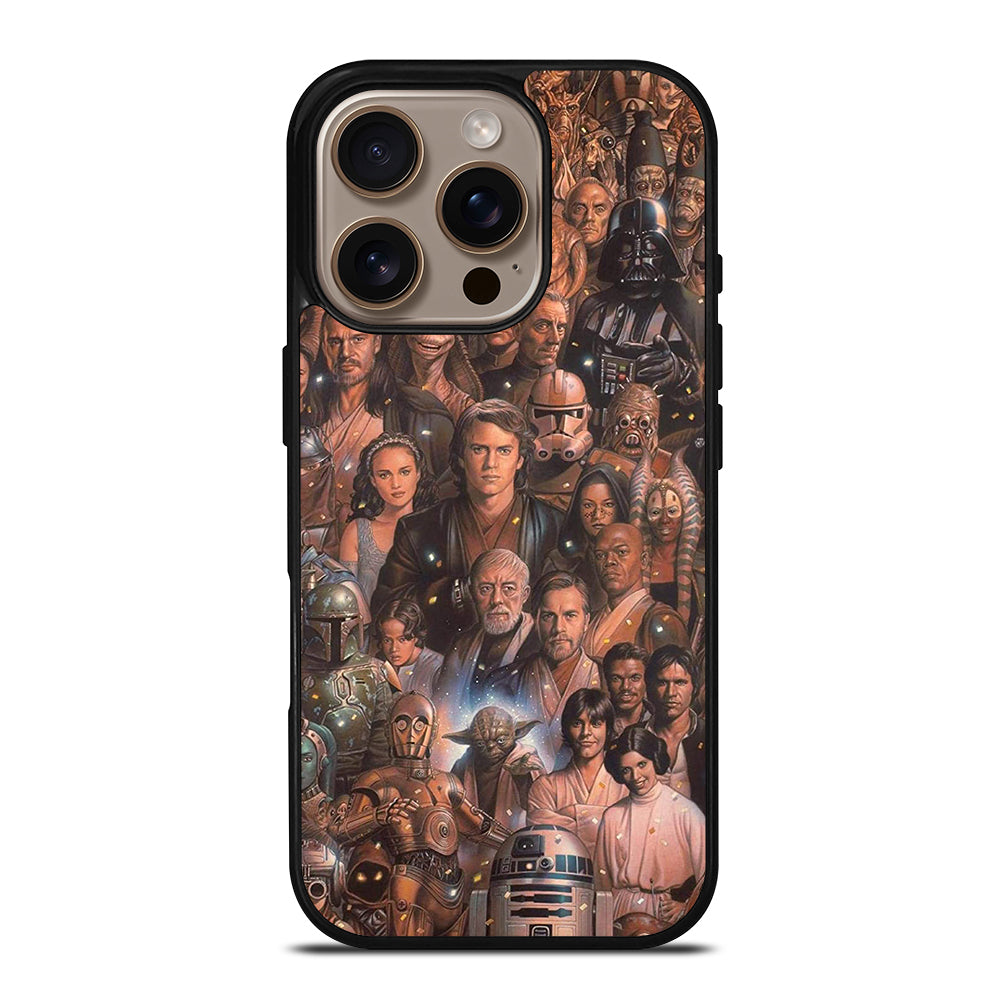 Star Wars Movie Collage iPhone 16 Pro Case
