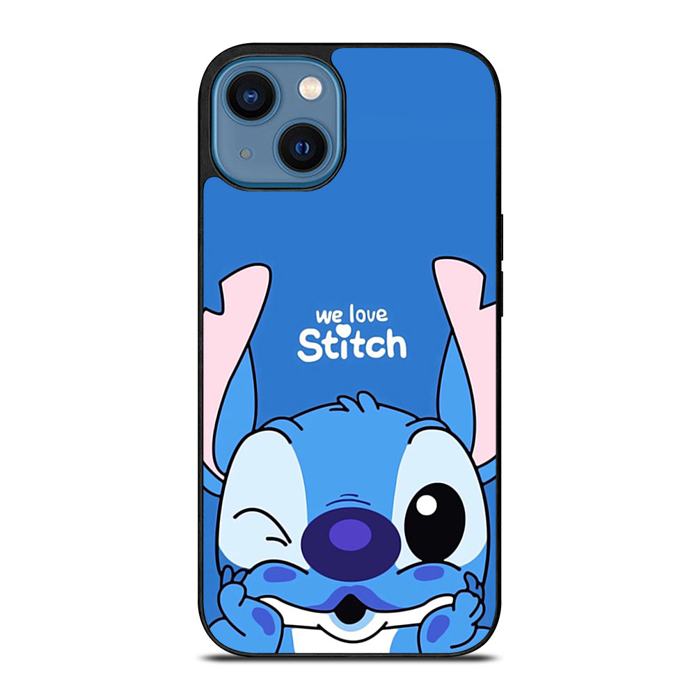 The Cute Stitch Cartoon Galaxy iPhone 14 Case