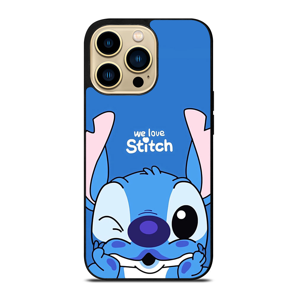 The Cute Stitch Cartoon Galaxy iPhone 14 Pro Max Case